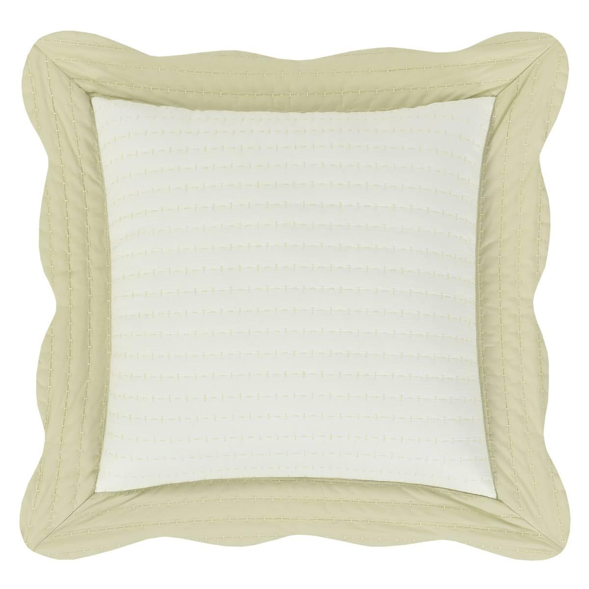J. Queen Cottage Amherst 20in. Square Quilted Decor Throw...