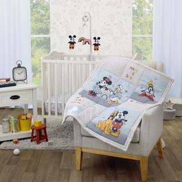 Disney 3pc. Mickey and Friends Mini Crib Bedding Set