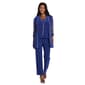 Petite R&M Richards 2pc. 3/4 Sheer Sleeve Rhinestone Pants Set - image 2