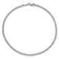 Gold Classics&#40;tm&#41; 2.5mm. White Gold Semi Solid Curb Anklet - image 1
