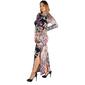 Plus Size 24/7 Comfort Apparel Floral Print Maxi Dress - image 3