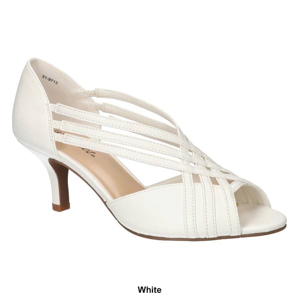 Womens Easy Street Oceana Peep Toe Pumps