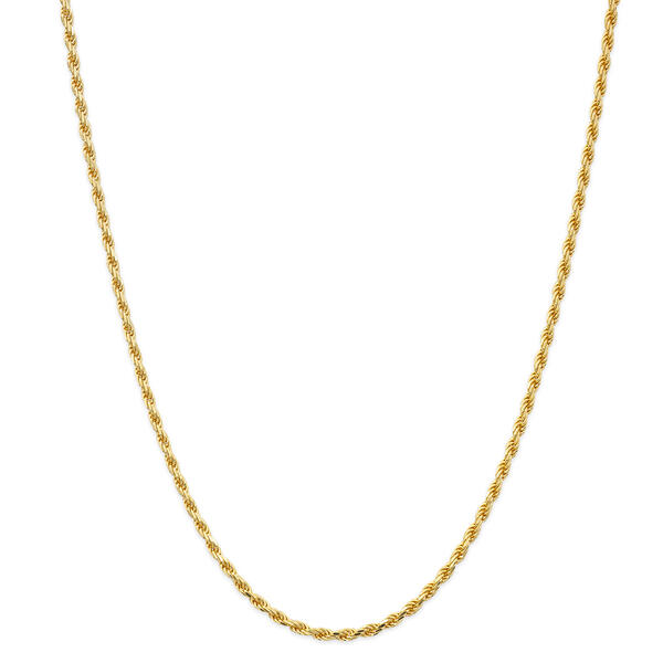 Gold Classics&#40;tm&#41; Gold over Sterling Silver Rope Chain Necklace - image 