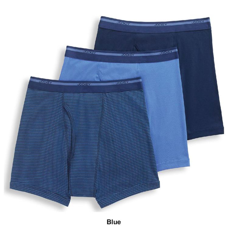 Mens Jockey® Classic 3pk. of Full Rise Boxer Briefs