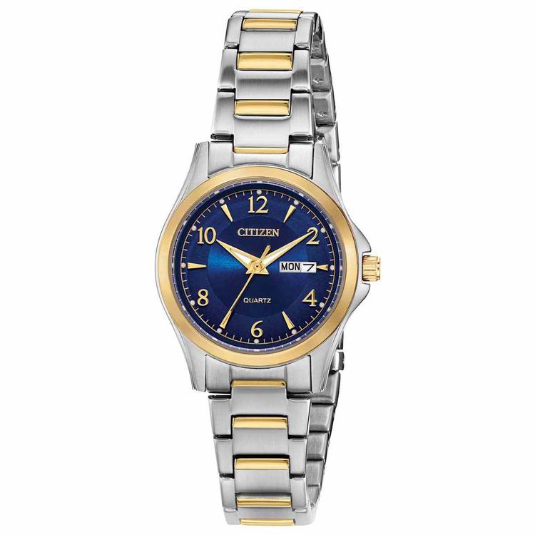 Womens Citizen(R) Two-Tone Steel Watch - EQ0595-55L