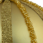 Northlight 2ct. Glitter & Beads Striped Christmas Glass Ornaments - image 3