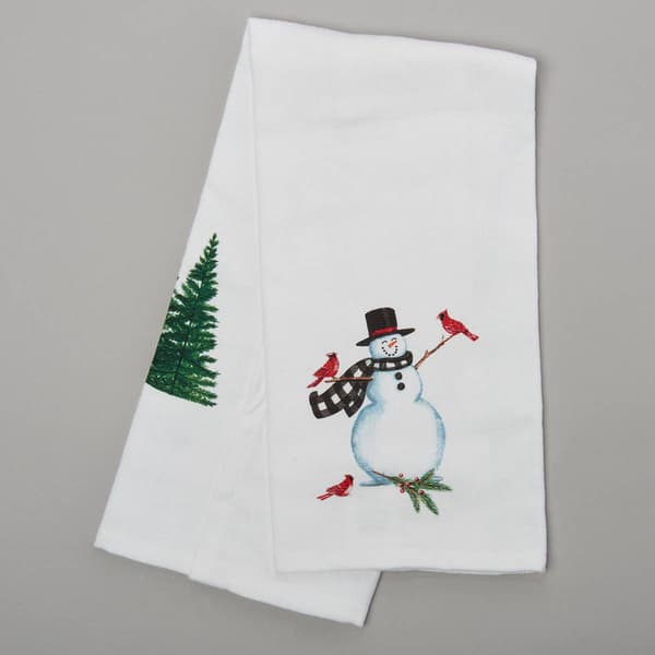 Kay Dee Season Snowman Terry Kitchen Towel