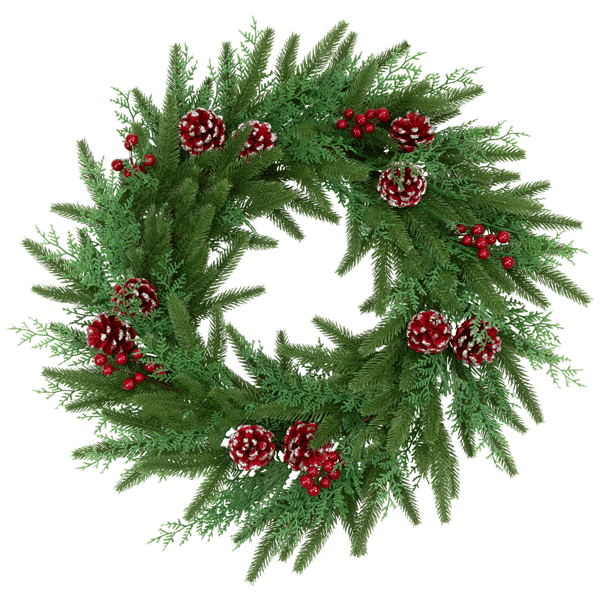 Northlight Real Touch™ 24in. Wind River Fir Christmas Wreath