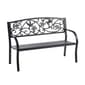 Evergreen Hummingbird Metal Garden Bench - image 1