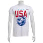 Mens Tailgate USA Scribble Soccer Tee - image 1