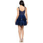 Juniors Blondie Nites Glitter Double Tier Corset Skater Dress - image 2