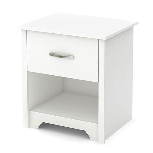 South Shore Fusion Nightstand - Pure White - image 