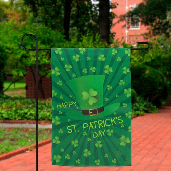 Northlight Seasonal Leprechaun Hat St. Patrick''s Day Garden Flag