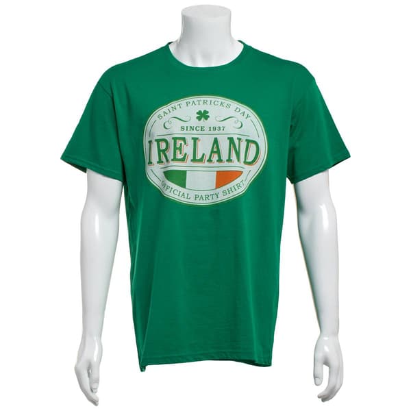 Young Mens Ireland Short Sleeve Graphic Tee - image 