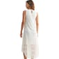 Womens CITY BLUES Solid Ribbon Lace Midi Dress - image 2
