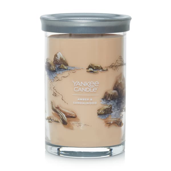 Yankee Candle&#40;R&#41; 20oz. Amber & Sandalwood Large Tumbler Candle - image 