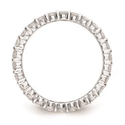 Pure Fire 14kt. White Gold Lab Grown Diamond Prong Eternity Band
