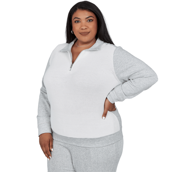 Plus Size Alfred Dunner Weekend Warrior Pullover Sweatshirt
