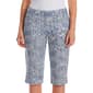 Womens Briggs Millennium Geometric X-Hem Capris - image 1