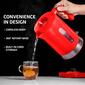 Ovente 1.8 Liter Electric Kettle w/ ProntoFill&#8482; Lid - Red - image 4