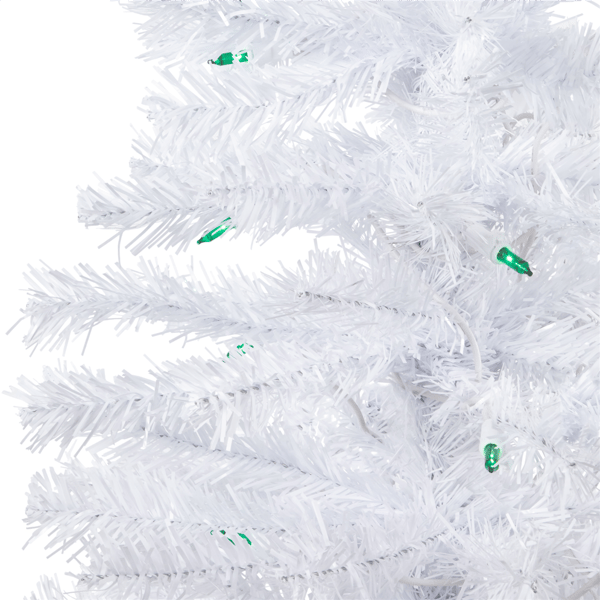 Northlight 3ft. Pre-Lit Slim Woodbury White Pine Christmas Tree