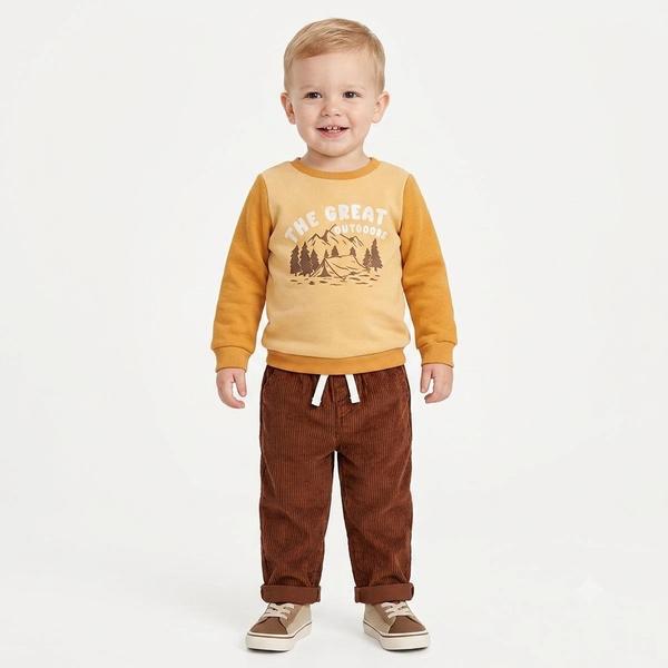 Toddler Boy bon bebe(R) Great Outdoors Sweatshirt & Pants Set - image 