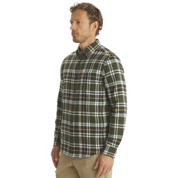 Mens LANDS’ END® Campside Flannel Shirt - Night Forest