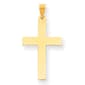 Unisex Gold Classics&#40;tm&#41; Yellow Gold Polished Cross Pendant - image 1