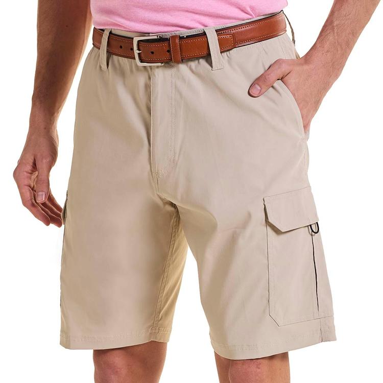 Mens Mountain Ridge Flex Waist Cargo Shorts