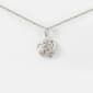 Marsala 1/10ctw. Diamond Accent Silver Love Knot Necklace - image 1
