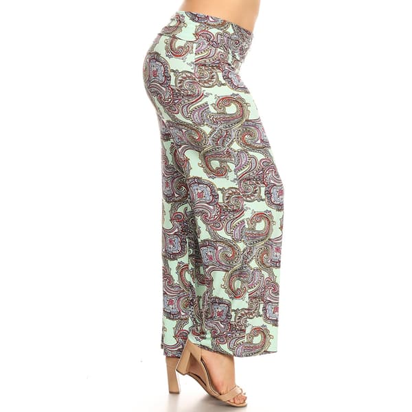 Plus Size White Mark Palazzo Pants