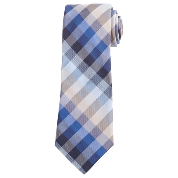 Mens John Henry Zebra Check Tie - image 