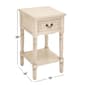 9th & Pike® Cream Wood Traditional Accent Table - image 2