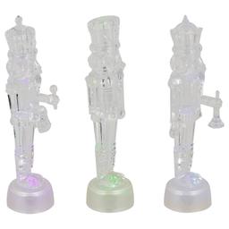 Northlight Seasonal LED Icy Crystal Nutcrackers - Set of 3