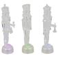 Northlight Seasonal LED Icy Crystal Nutcrackers - Set of 3 - image 3