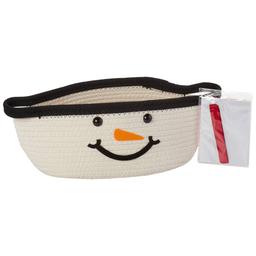 Snowman Tapered Storage Gift Basket