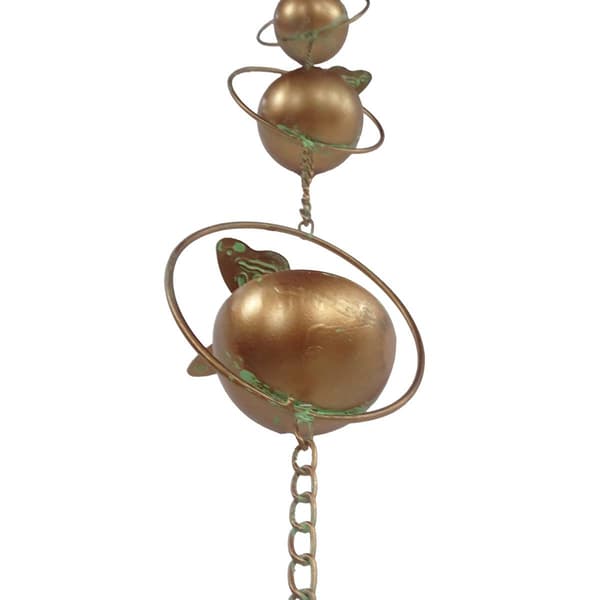 Alpine Metal Hanging Butterfly w/ Spring Chain Rain Catcher