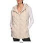 Womens Andrew Marc Sport Long Quilted Hooded Vest - image 4