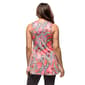Womens 24/7 Comfort Apparel Casual Pink Paisley Tank Top - image 3
