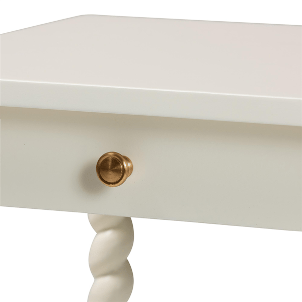 Baxton Studio Niklas Nightstand with Twisted Legs