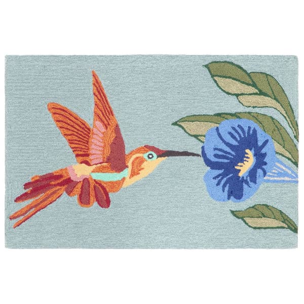 Liora Manne Frontporch Hummingbird Rectangular Accent Rug - image 