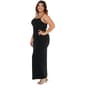Juniors Plus Derek Heart Brushed Square Neck Maxi Dress - image 4