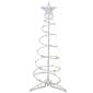 Northlight Seasonal 3ft. Multicolor Lights Spiral Cone Tree - image 1