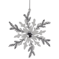 Northlight 4ct. Glitter Snowflakes Christmas Ornaments - image 3