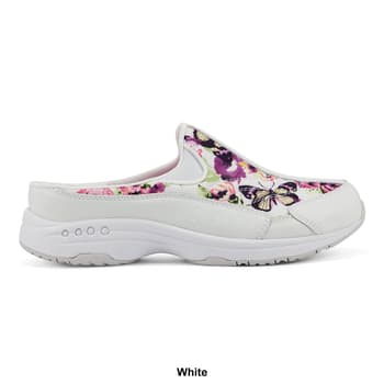 Womens Easy Spirit Traveltime Leather Floral Clogs - Boscov's