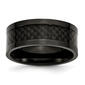 Mens Endless Affection&#40;tm&#41; Titanium 9mm Black IP-Plated Wedding Band - image 1