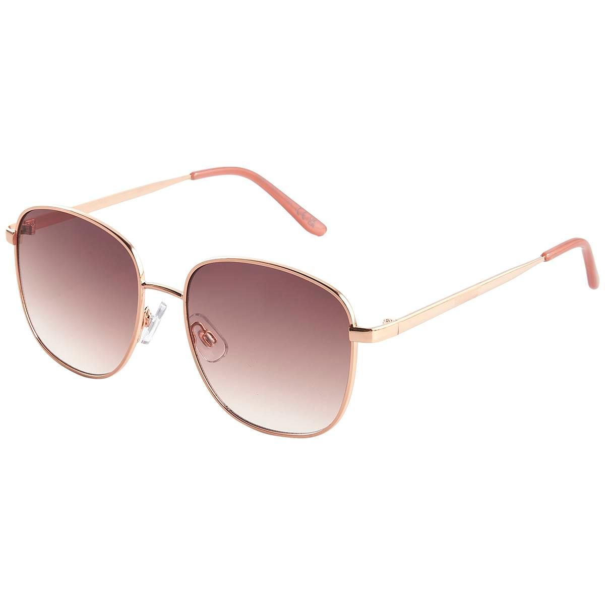 Womens Tropic-Cal Carly Metal Square Sunglasses