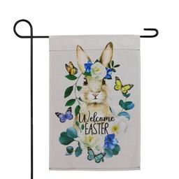 Northlight Seasonal Bunny and Butterflies Easter Garden Flag