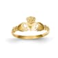 Gold Classics(tm) Thin 14kt. Gold Claddagh Band Ring - image 1