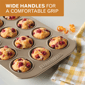 Farberware® Bakeware Nonstick 12-Cup Muffin Pan - image 9